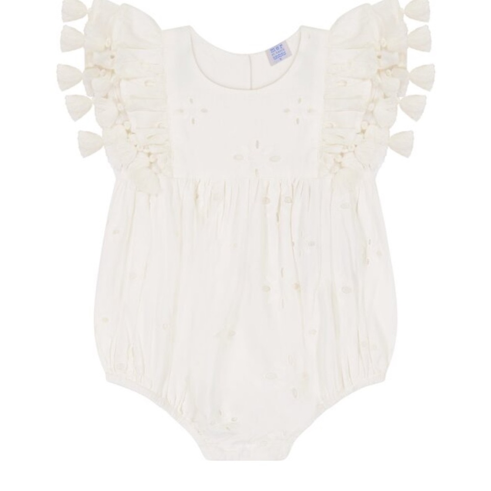 Mer St. Barth Eyelet Baby Outfit 6-12 months